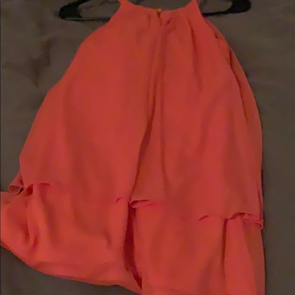 Coral formal dress - Picture 4 of 4